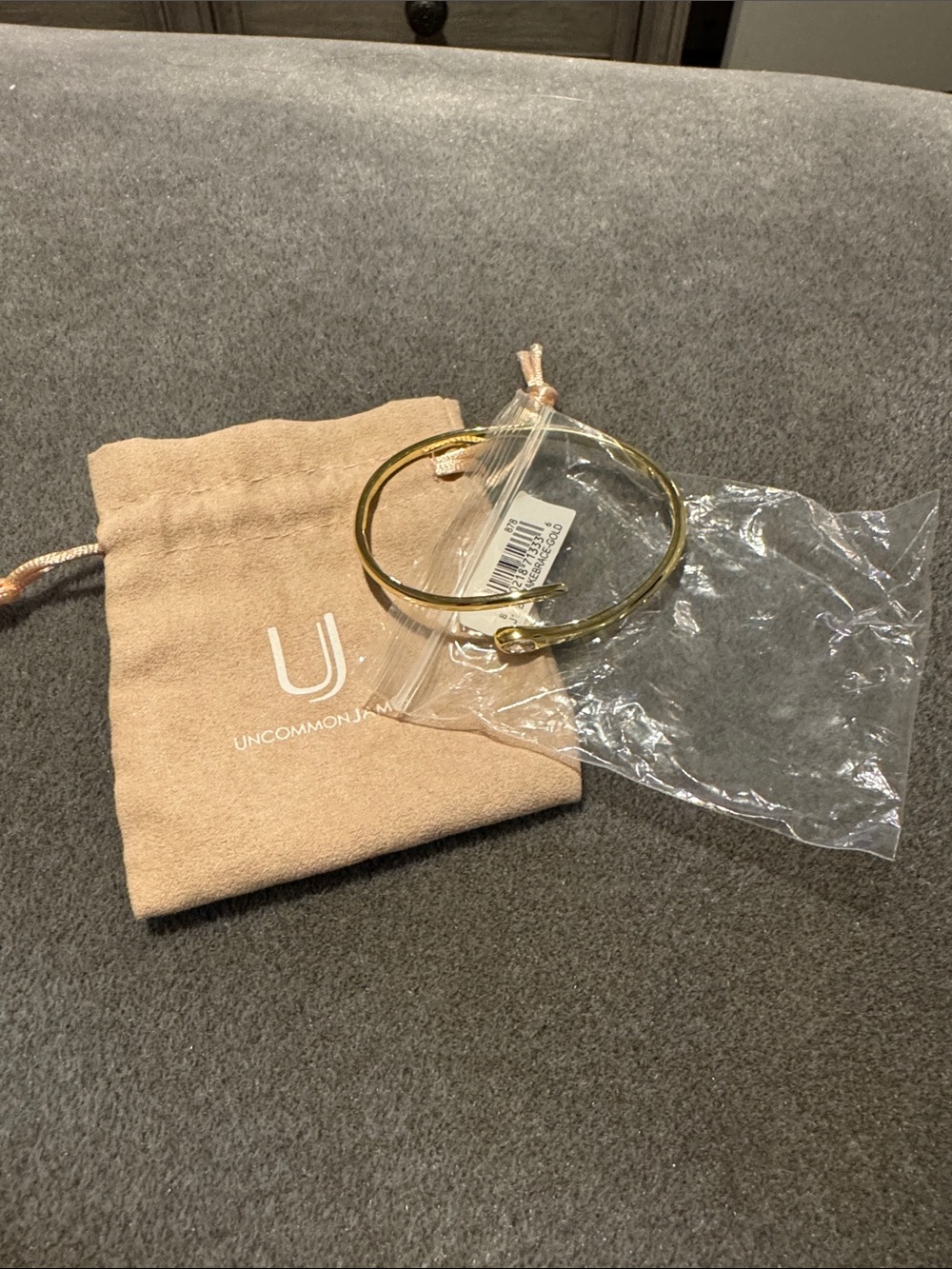 NWT Uncommon James Gold Open Knot Snake Cuff Bracelet